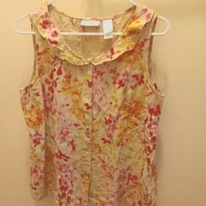 Cottagecore button down tank